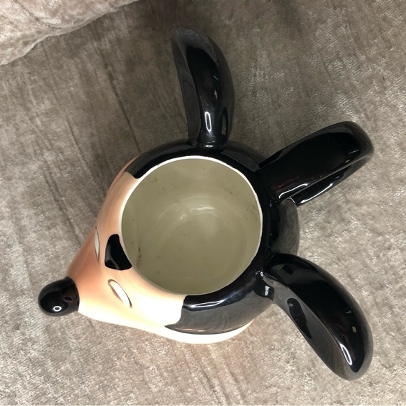 Vintage 90’s 3D Ceramic Disney Mickey Mouse coffee tea mug cup ceramic - Picture 8 of 9